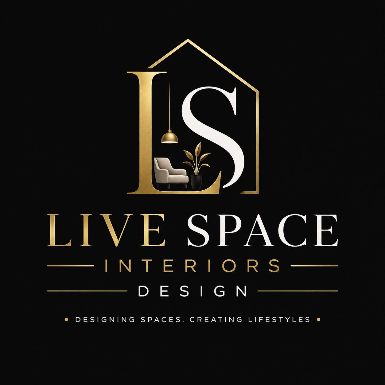 Live Space Interiors Design logo